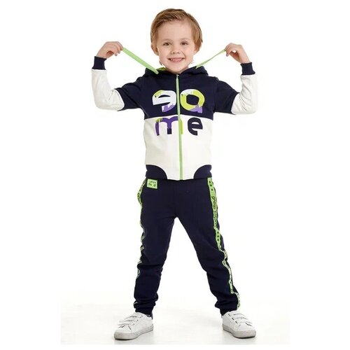 фото Костюм спортивный для мальчика/ комплект для мальчика брюки и толстовка на молнии/размер 32 рост 122-128 lucky child