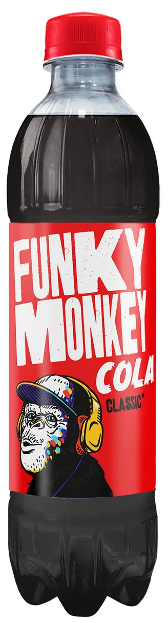 Газированный напиток Funky Monkey Cola (Фанки Манки Кока-Кола) 6 шт по 1,5 л/ Газировка оптом - фотография № 2