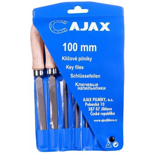 Набор ключных напильников AJAX Sada-p 100/2 286202921025 набор напильников курс с деревянной ручкой 150 мм 5 шт