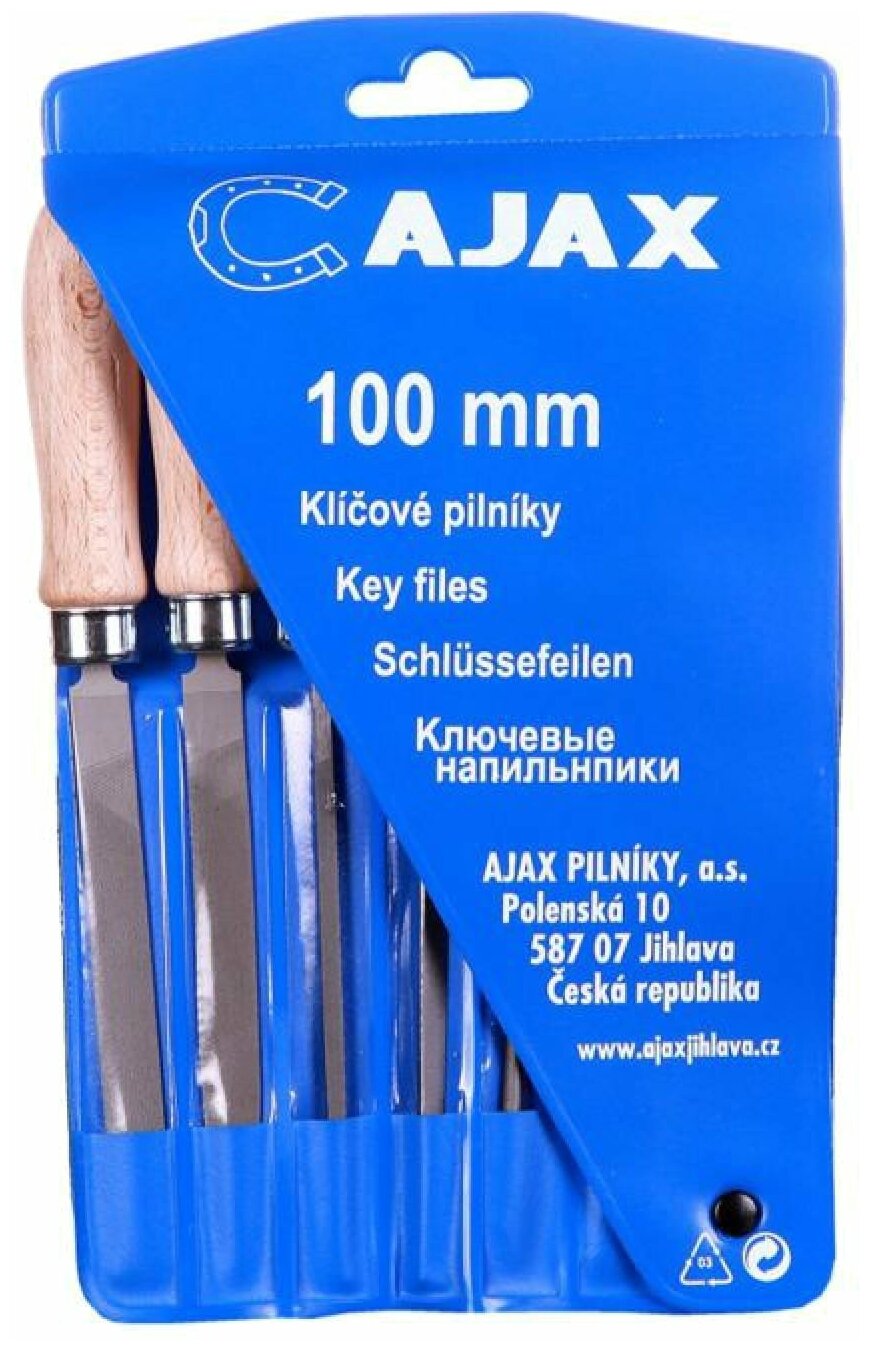 Набор ключных напильников AJAX Sada-p 100/2 286202921025