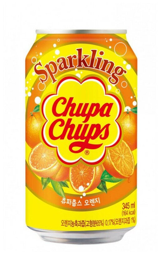 Напиток Chupa Chups Sparkling Orange 0.345л - фотография № 13