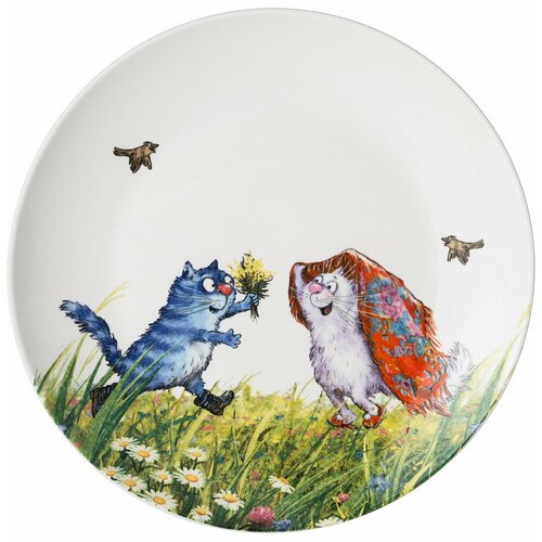 фото Тарелка закусочная русское поле 20,5 см lefard (151928)