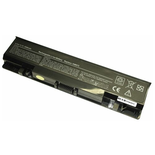 Аккумуляторная батарея для ноутбука Dell Studio 1737 (KM973) 11.1V 5200mAh черный OEM