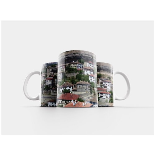 фото Кружка "сафранболу, дома, городской пейзаж" 320 мл lotsprints