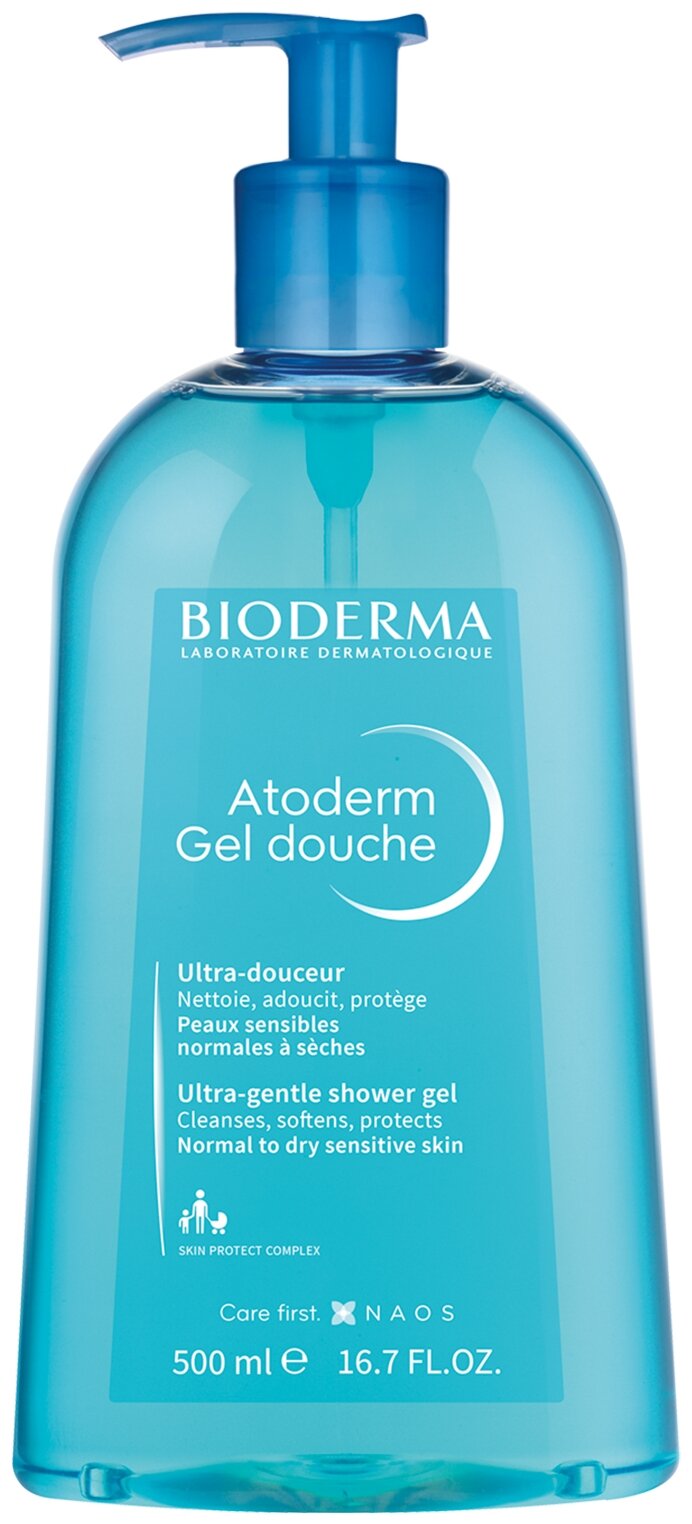 Гель для душа Bioderma Atoderm Gel Douche Gentle Shower 500мл
