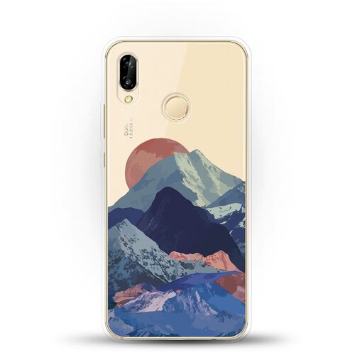 фото Силиконовый чехол горы на huawei p20 lite andy & paul