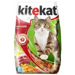 Сухой корм для кошек Kitekat, Мясной пир, 15кг - изображение
