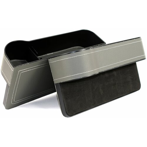 фото Автомобильный органайзер для подлокотника на сиденье (серый цвет) snl