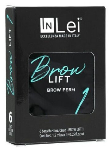 InLei Перманентный состав для бровей Brow Lift 1, упаковка 6 шт, 9 мл