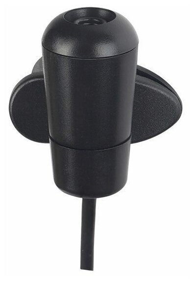 Микрофон-клипса компьютерный Perfeo M-1 черный (кабель 1,8 м, разъём 3,5 мм) (PF_A4423)