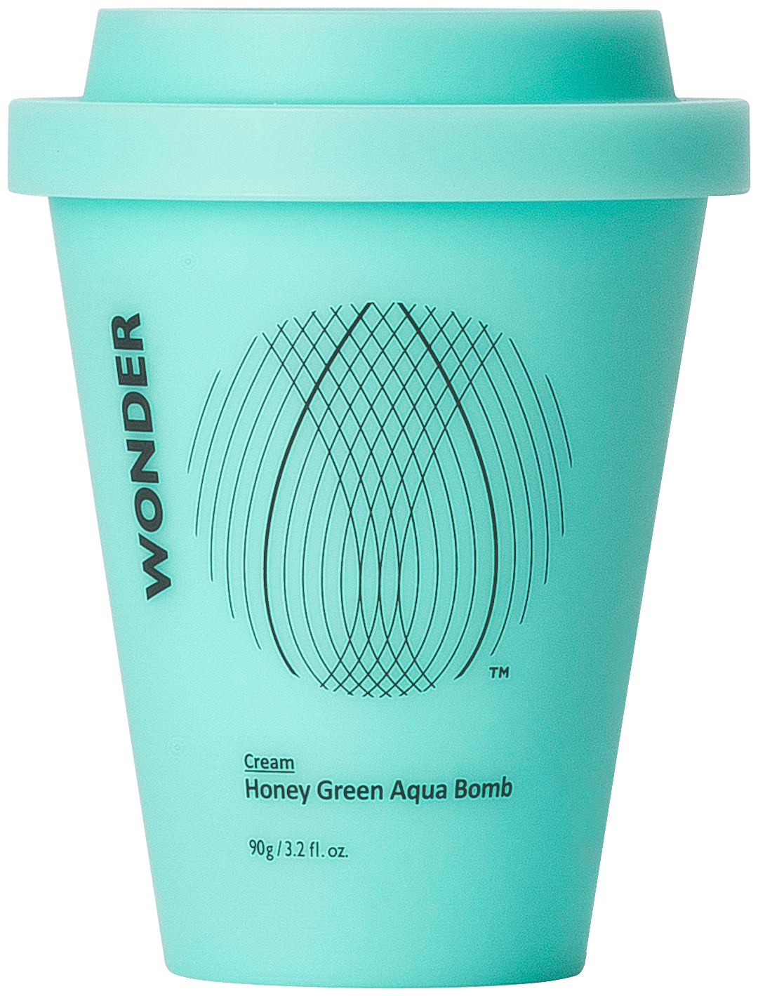 Haruharu WONDER Honey Green Aqua Bomb Cream Интенсивно увлажняющий крем, 90 гр