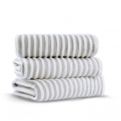 Полотенце Terry Striped Casual Avenue white/warm grey (белый/дым) 50x90