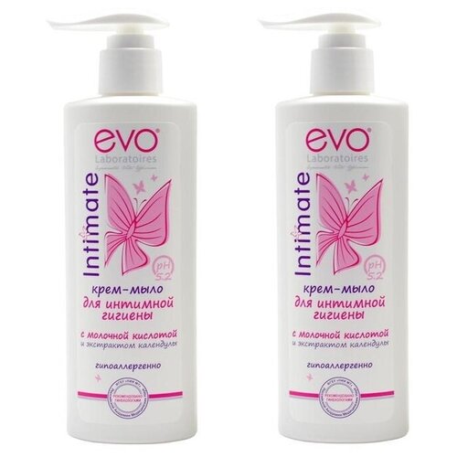 Комплект EVO Крем-мыло для интимной гигиены 200 мл. х 2 шт.