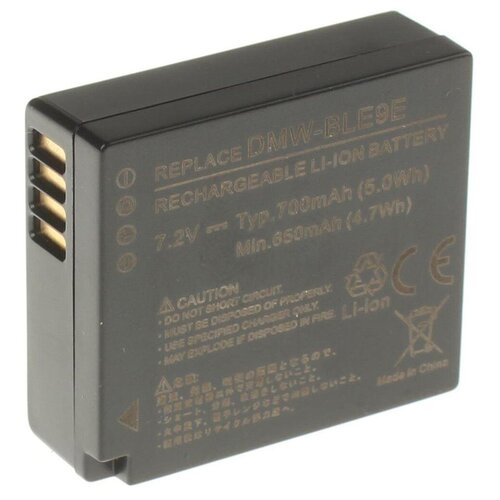 Аккумуляторная батарея iBatt iB-A1-F231 750mAh, для камер DMW-B10 DMW-BLE9E DMW-B10E DMW-BLE9 BP-DC15