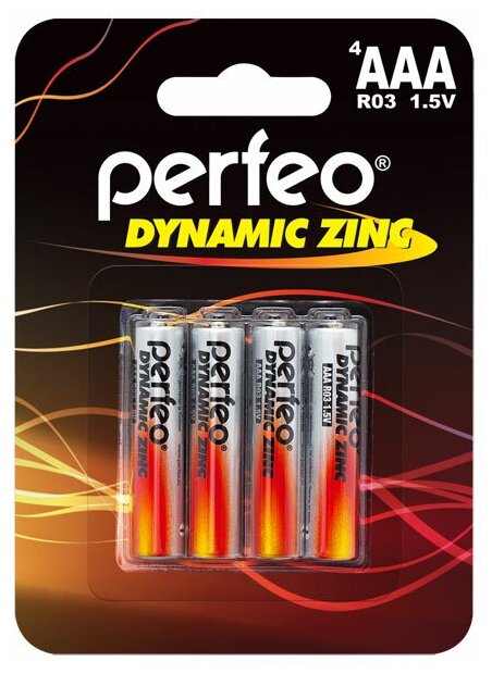 Батарейки Perfeo R03/4BL Dynamic Zinc
