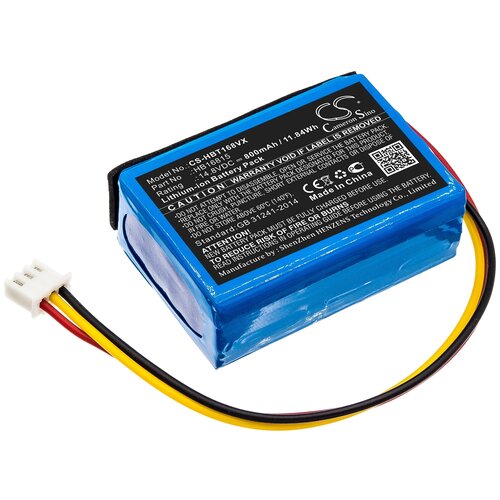 Аккумулятор CS-HBT168VX для пылесоса HOBOT 168, 188, 198, 268, 288 14.8V 800mAh / 11.84Wh аккумулятор cs hbt168vx для пылесоса hobot 168 188 198 268 288 14 8v 800mah 11 84wh