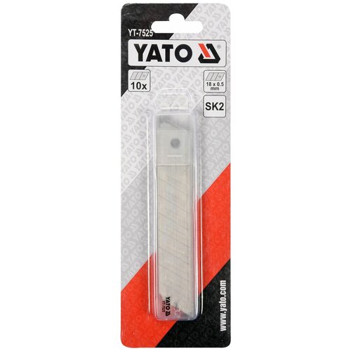 Лезвия для ножей Yato, сегментные,18 мм, 10 шт