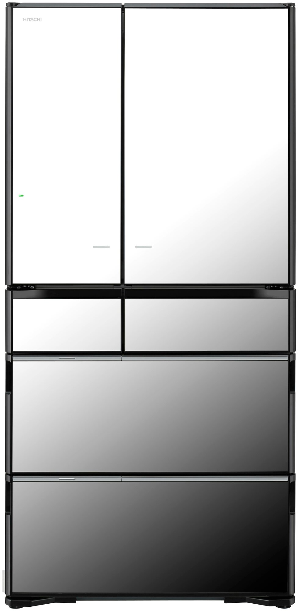 Холодильник HITACHI R-ZX 740 KU X (Made in Japan), Зеркальный кристалл - фотография № 1