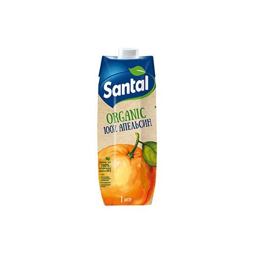 Сок Santal Апельсин для детского питания восстановленный 1 л, Россия
