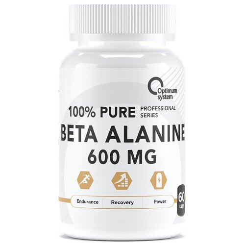 Optimum System Beta-Alanine 600 mg 60 caps beta alanine power 918mg 80 caps