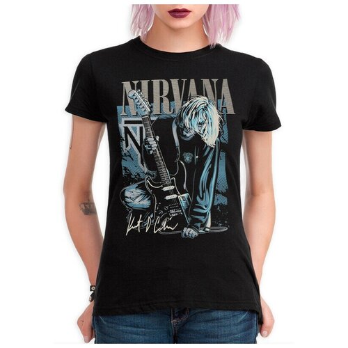 Футболка DreamShirts Nirvana Женская черная L