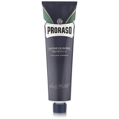 крем для бритья proraso крем для бритья защитный с алоэ и витамином е Крем для бритья Синяя Алое Вера и Витамин Е Proraso, 150 мл