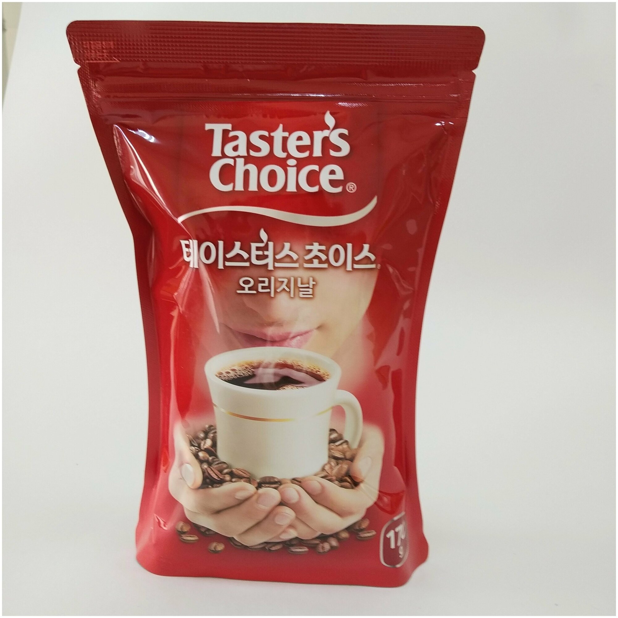Кофе растворимый Корейский Taster’s Choice Original 170 гр. сублимированный (пакет) - фотография № 4