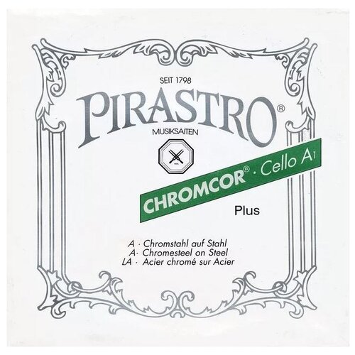 Набор струн Pirastro Chromcor Cello A 339120, 1 уп. 375400 chromcor струна b 5 октава для арфы сталь pirastro