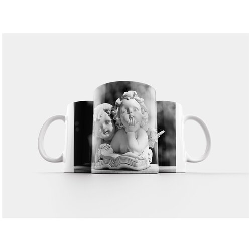 фото Кружка "ангел, фигура ангела, скульптура" 320 мл lotsprints