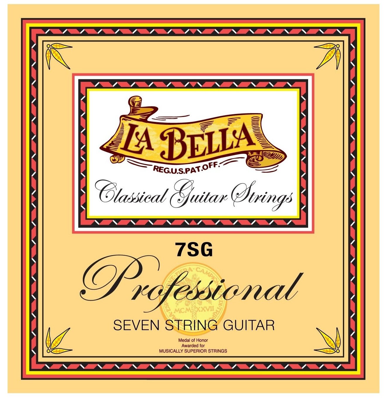 LA BELLA 7SG Струны для классической гитары