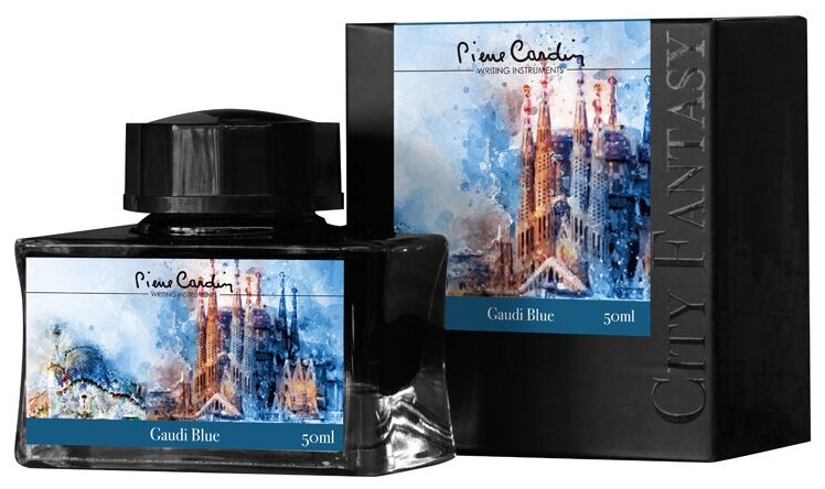 Чернила (флакон) Pierre Cardin 50 мл, синие, PC332-L4