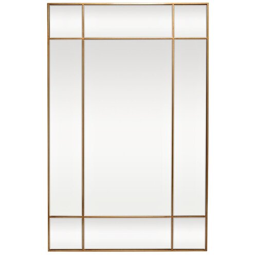 Зеркало Garda Decor прямоугольное в золотой раме KFG047