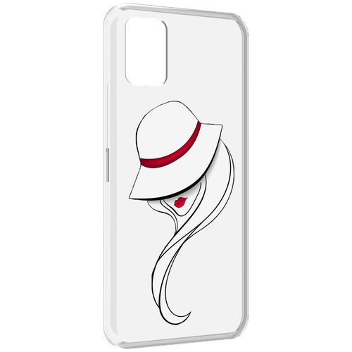 Чехол MyPads Лого женский для Umidigi Power 5 задняя-панель-накладка-бампер