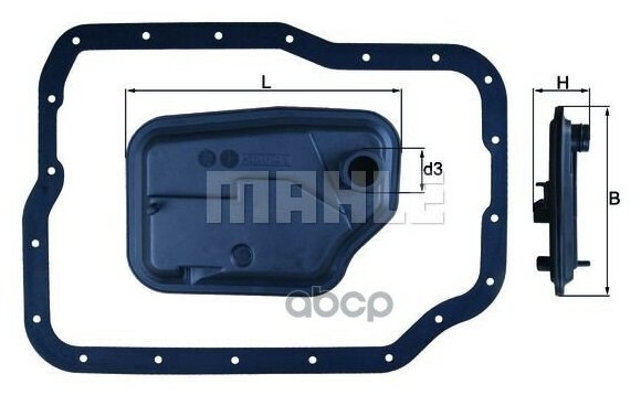 Фильтр Акпп К-Кт. Ford Focus 00-10 Mazda Mazda3 04-10 Mazda6 03-07 Mahle/Knecht арт. HX149D