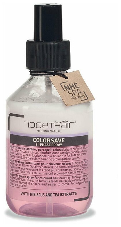 Двухфазный спрей для защиты цвета окрашенных волос TOGETHAIR Colorsave Bi-phase spray, 200 мл