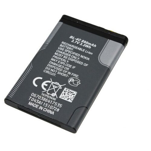 Аккумулятор совместимый с Nokia (BL-4C) 3.7V 0.89Ah пакет