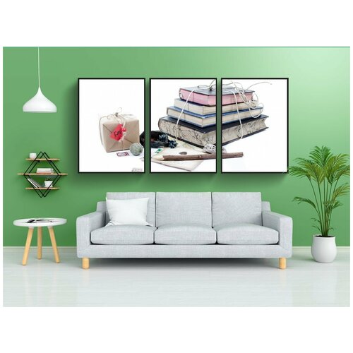 фото Набор модулных постеров для интерьера "картон, коробка, бумага" 60x90 см. в тубусе, без рамки lotsprints