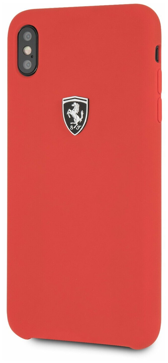 Чехол (клип-кейс) Ferrari, для Apple iPhone XS Max, красный [feosihci65re] Noname - фото №1