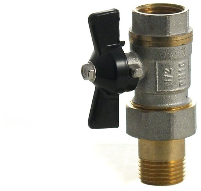 фото Кран Frap FR215 Американка с бабочкой, 1/2"