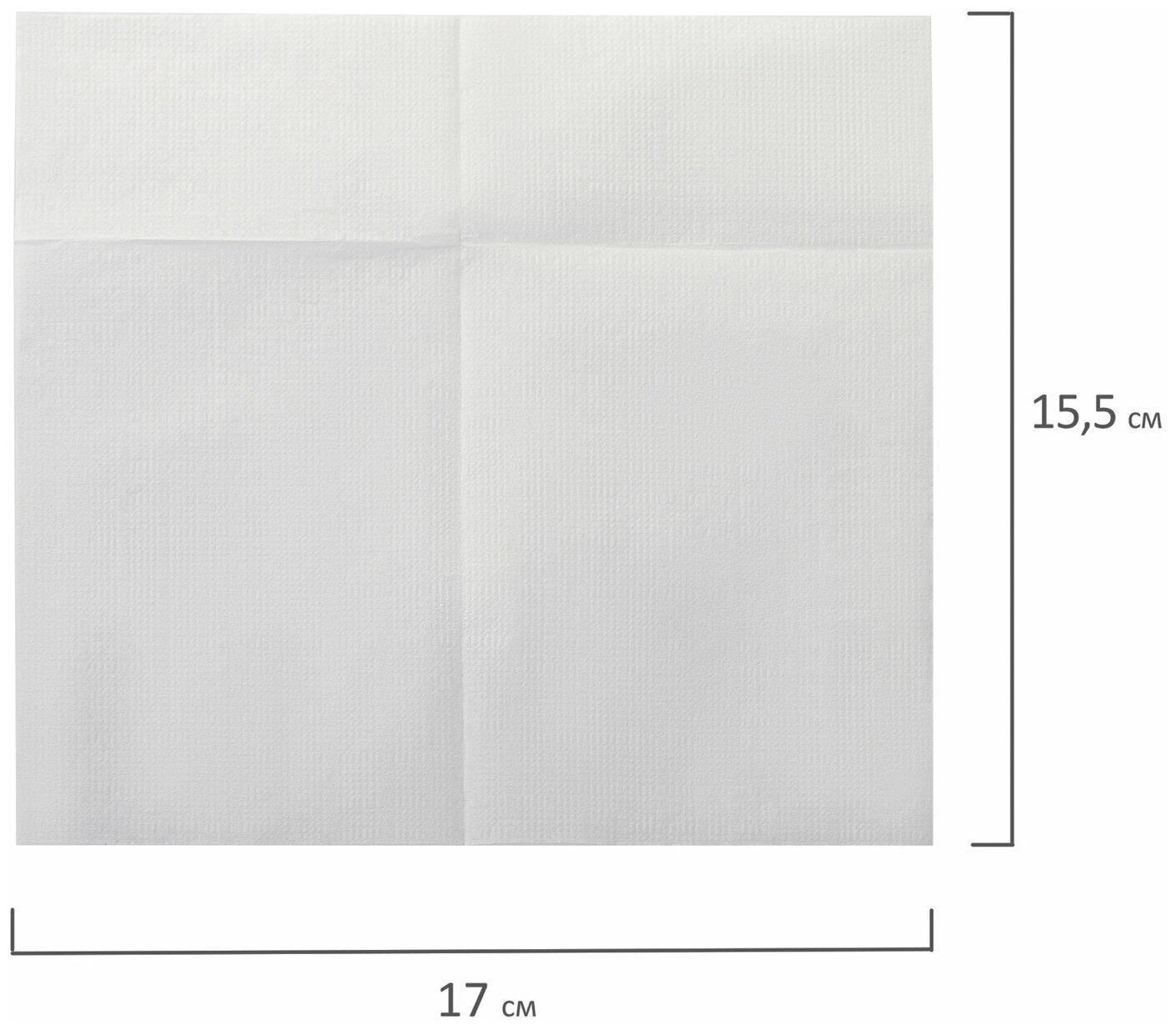 Салфетки бумажные для диспенсера, LAIMA (N2) PREMIUM, 1-слойные, комплект 30 пачек по 100 шт., 17x15,5 см, бел 112509 - фотография № 7