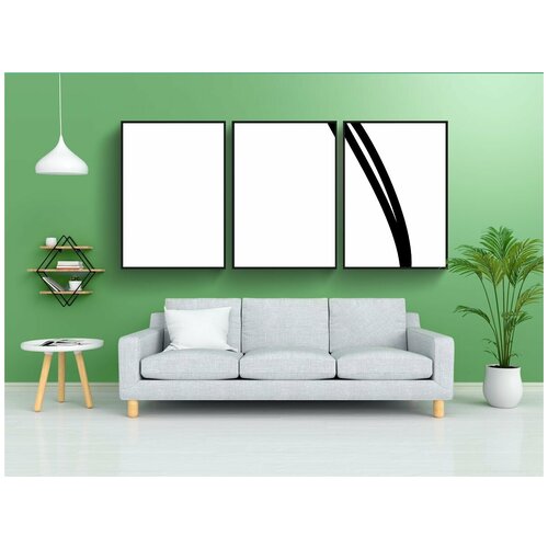 фото Набор модулных постеров для интерьера "стойка на руках, акробат, спортсмен" 60x90 см. в тубусе, без рамки lotsprints