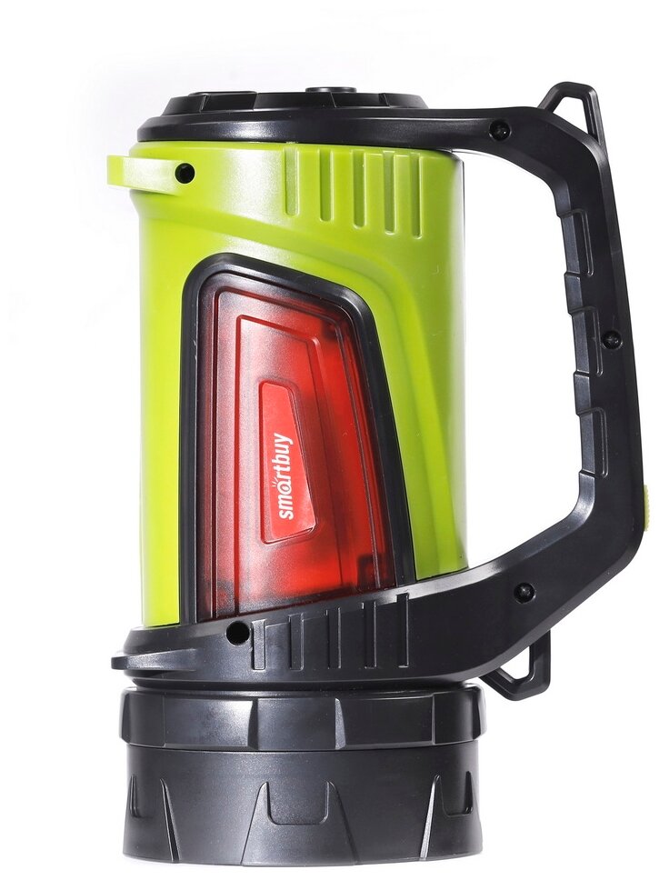 Аккумуляторный фонарь-прожектор Smartbuy 5W+3W (SBF-502-K), чёрно-зелёный