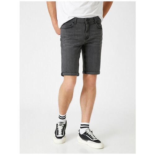 фото Шорты koton men, 1yam43361ld, цвет: grey, размер: 33