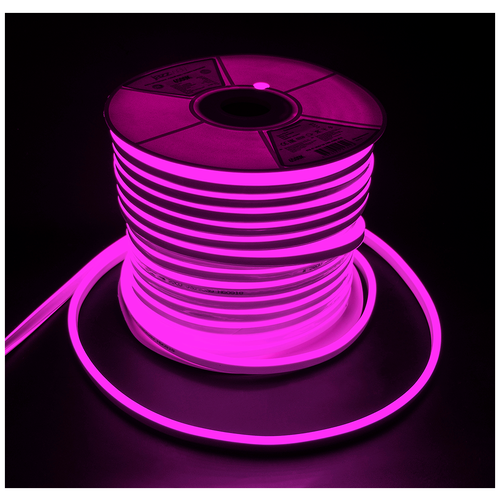 Jazzway Лента светодиодная гибкий неон PFN-01 2835/120 Purple 220V IP65 6w/m 8*16mm .5017993