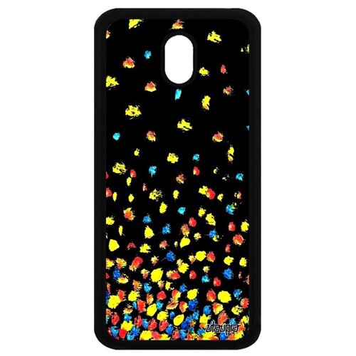 фото Яркий чехол на телефон // samsung galaxy j3 2017 // "снег" дизайн фон, utaupia, черный