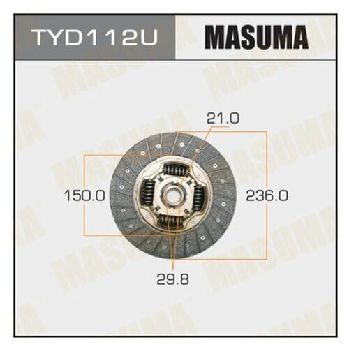 Диск Сцепления MASUMA TYD112U