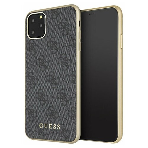 фото Guess чехол guess 4g collection hard для iphone 11 pro max, серый