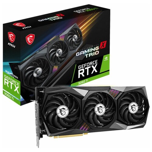 Видеокарта MSI RTX3060Ti GAMING X TRIO 8GD6X