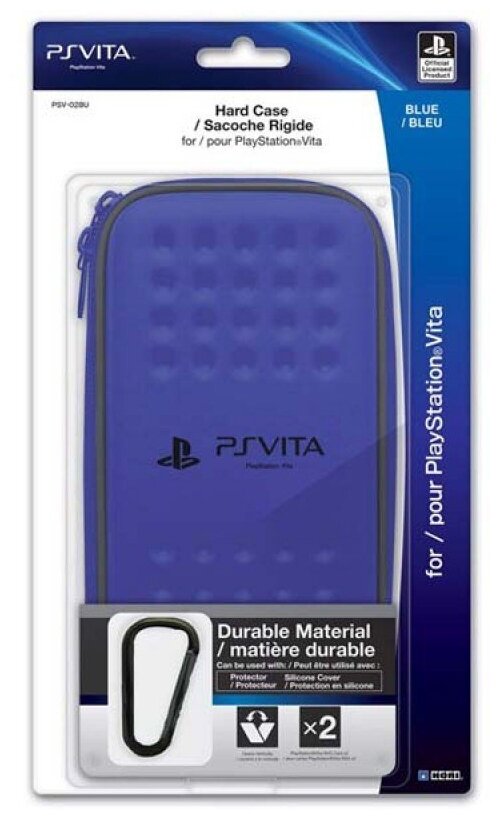 Футляр PS Vita 1000 Hori Hard Case жесткий синий (PSV-028E)