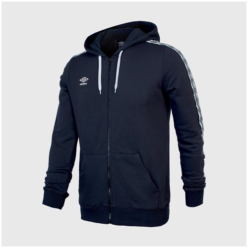 Толстовка Umbro Толстовка Umbro Taped Zip Hoodie 65776U-060, размер S, черный